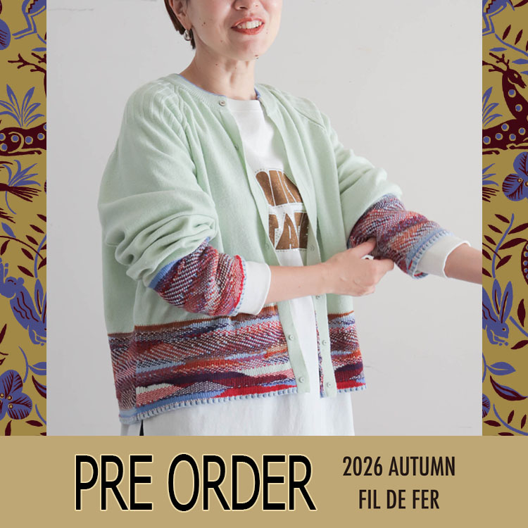 NOMBRE IMPAIR�i�m���u�� �A���y�[���j�̃V���b�v�j���[�X�u�y�\��zFIL DE FER '26 Autumn Collection PRE ORDER�v