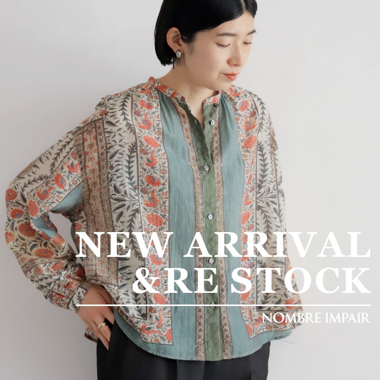 NOMBRE IMPAIR�i�m���u�� �A���y�[���j�̃V���b�v�j���[�X�u�yNEW IN�z���T�̐V�쁕�ē��ׁbNOMBRE IMPAIR �v