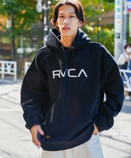 RVCA メンズ HI SPEED FLORAL HOODIE パーカー【2023年秋冬モデル