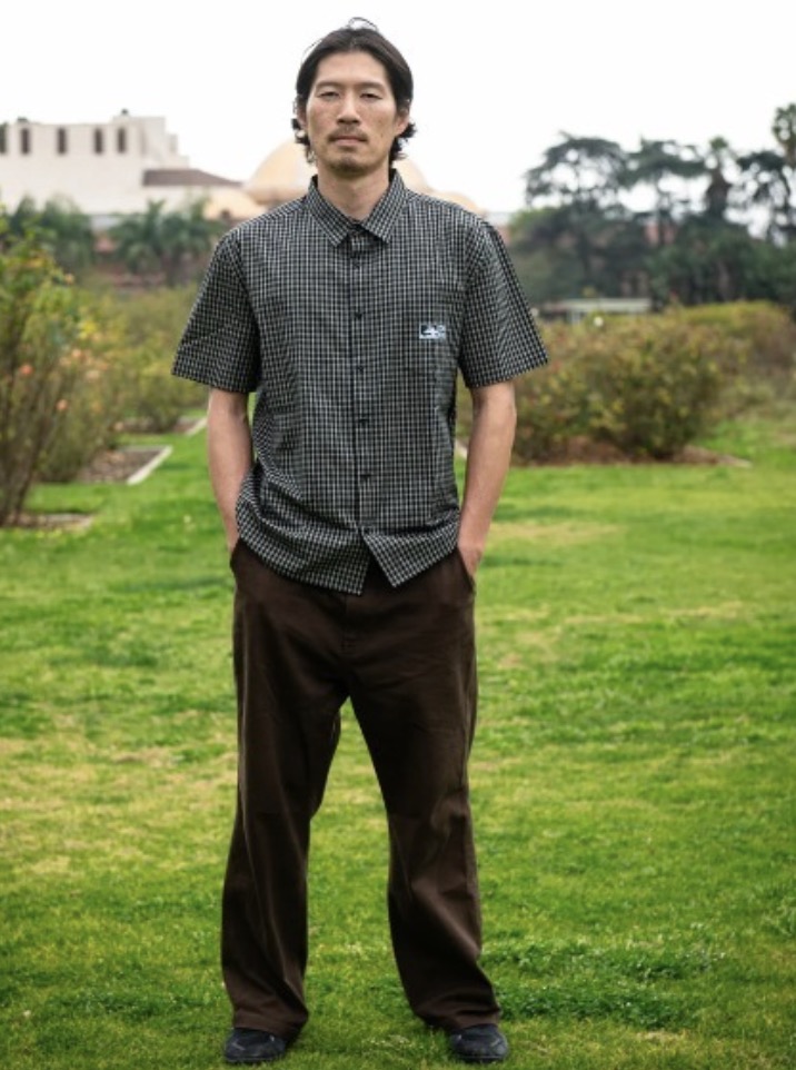 RVCA メンズ SCLIPT SEALD LS ロンT/ルーカワイドシルエット