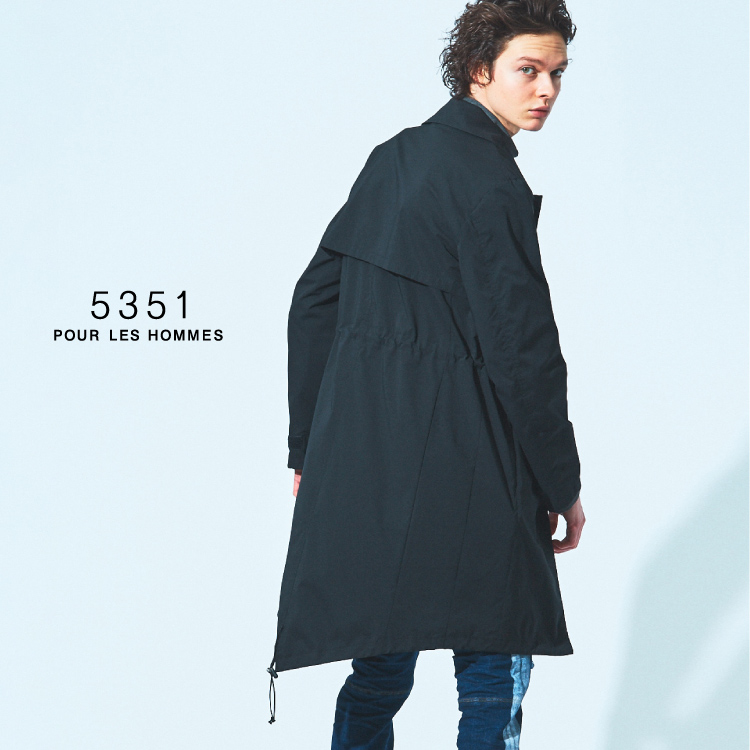 日本特販5351 Pour Les Hommes トレンチコート ジャケット・アウター