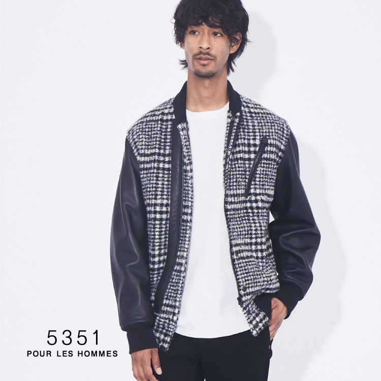 5351 POUR LES HOMMES 【スカジャンニットJQ】 www.harekpalnews.com