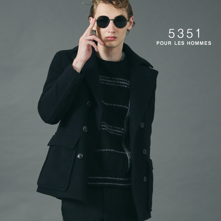 5351 POUR LES HOMMES ピーコート-