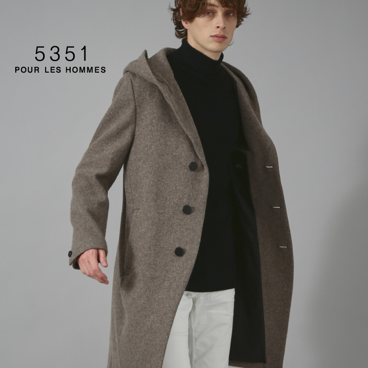 5351 POUR LES HOMMES コート-