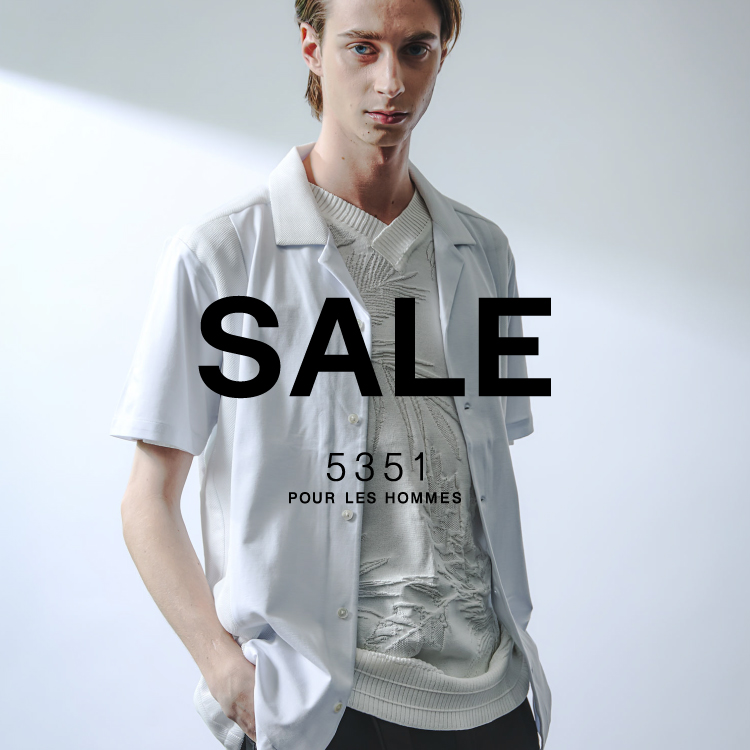 5351POUR LES HOMMES｜5351プール オムのトピックス「SALE人気！コンビネーションメッシュ半袖シャツ」 - ZOZOTOWN