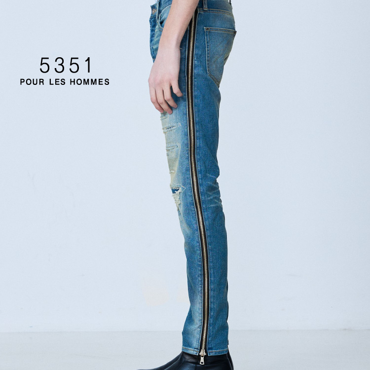 5351POUR LES HOMMES�i5351�v�[�� �I���j�̃V���b�v�j���[�X�u�y�B�ꖳ��z�T�C�h�W�b�v�f�j�� �v