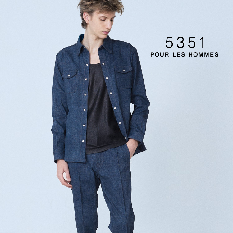 5351POUR LES HOMMES�i5351�v�[�� �I���j�̃V���b�v�j���[�X�u���t������������~�h���I���X�̃f�j���V���c�v