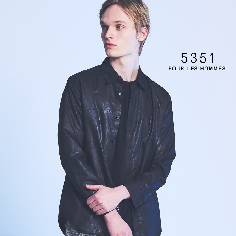 5351POUR LES HOMMES�i5351�v�[�� �I���j�̃V���b�v�j���[�X�u���[�t�����G���{�X���H���������O�X���[�u�V���c�v