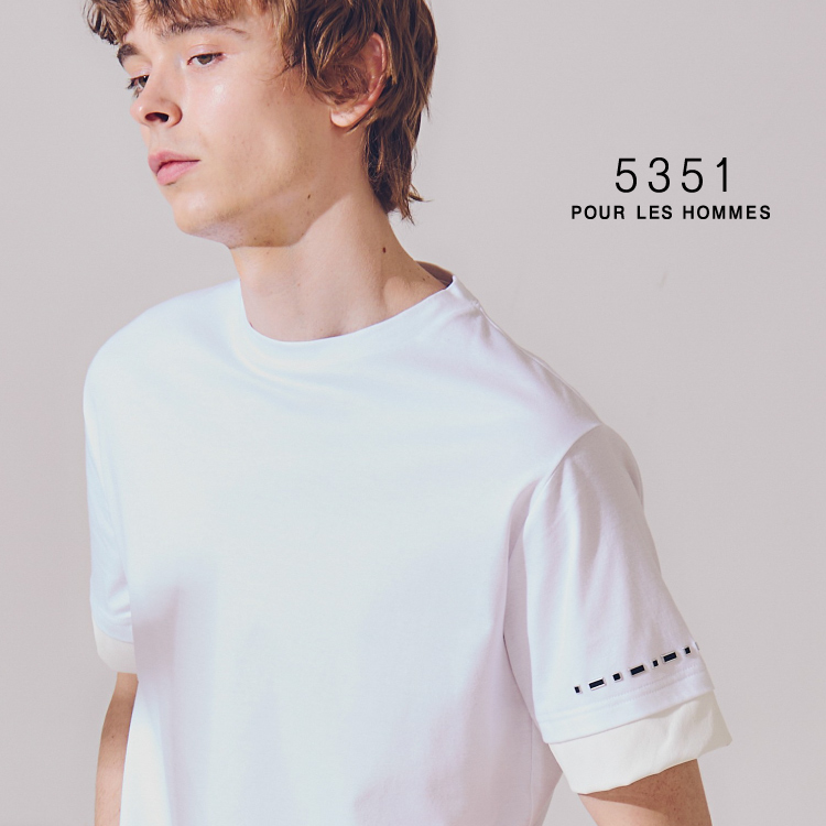 5351POUR LES HOMMES�i5351�v�[�� �I���j�̃V���b�v�j���[�X�u�X�^�b�Y�g�����G���K���g�ȃX�^�b�YT�V���c �v
