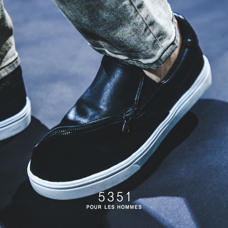 5351POUR LES HOMMES｜5351プール オムのトピックス「斜めジップと異