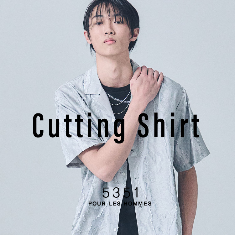 5351POUR LES HOMMES�i5351�v�[�� �I���j�̃V���b�v�j���[�X�u�J�b�e�B���O�����ރt�����W�ƃ_���[�W �v