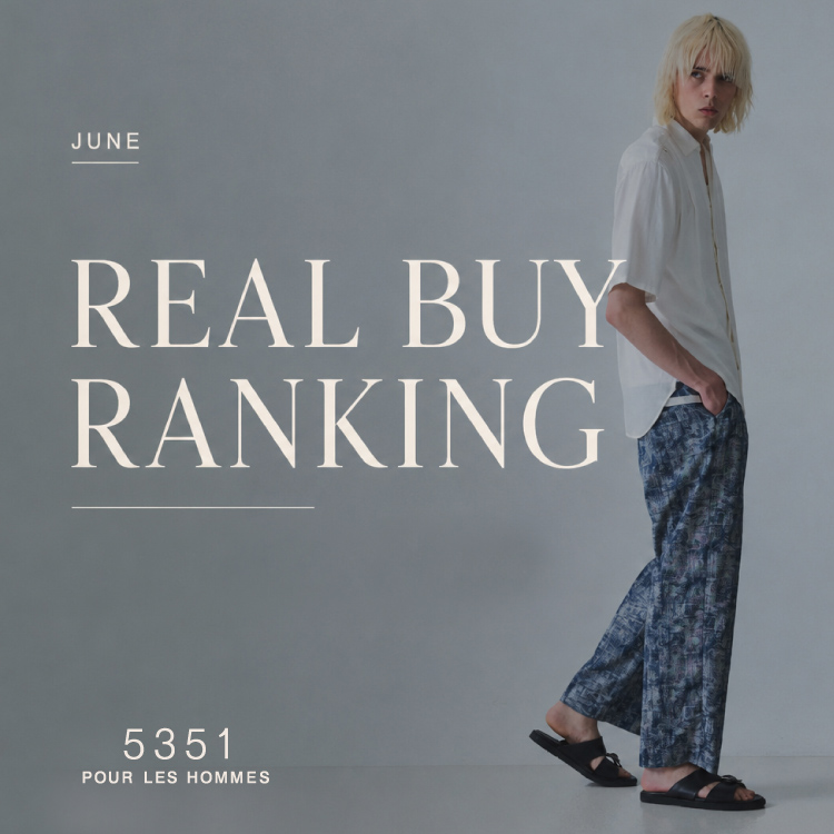 5351POUR LES HOMMES�i5351�v�[�� �I���j�̃V���b�v�j���[�X�u6���̃��A���o�C�����L���O�v