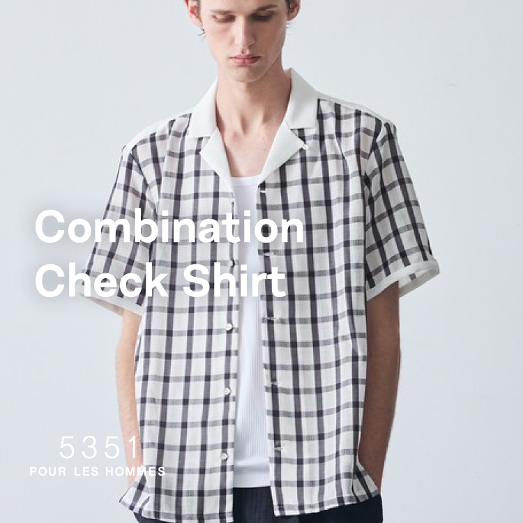 5351POUR LES HOMMES�i5351�v�[�� �I���j�̃V���b�v�j���[�X�u�f�ރR���r�ŁA�Ă̊J�݃V���c���㎿�� �v
