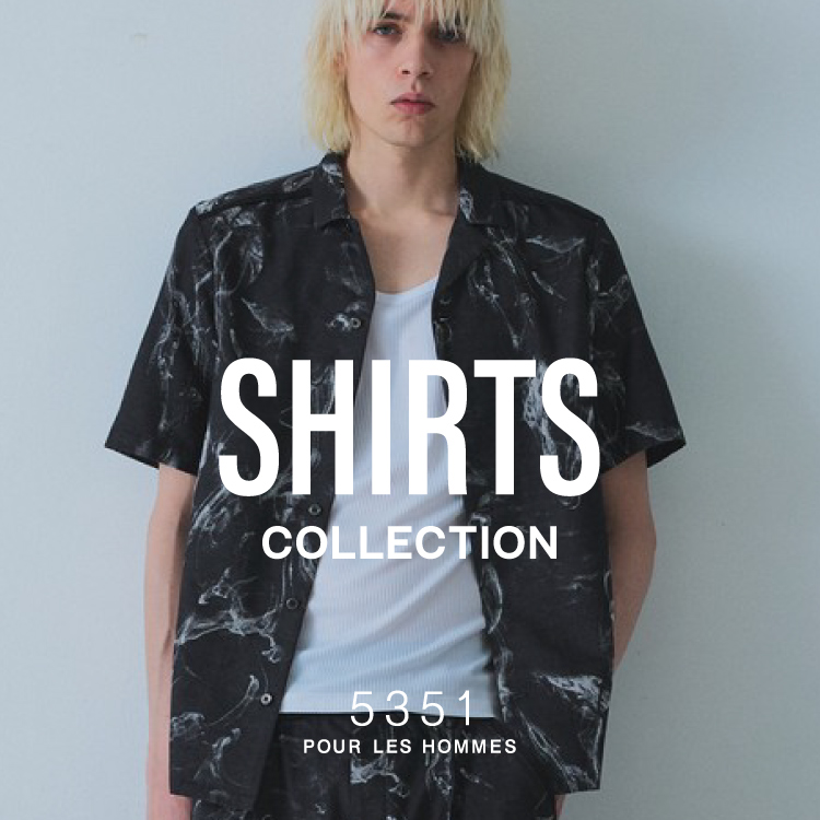 5351POUR LES HOMMES�i5351�v�[�� �I���j�̃V���b�v�j���[�X�u�Ă�Z���A�\���ꖇ�B �v