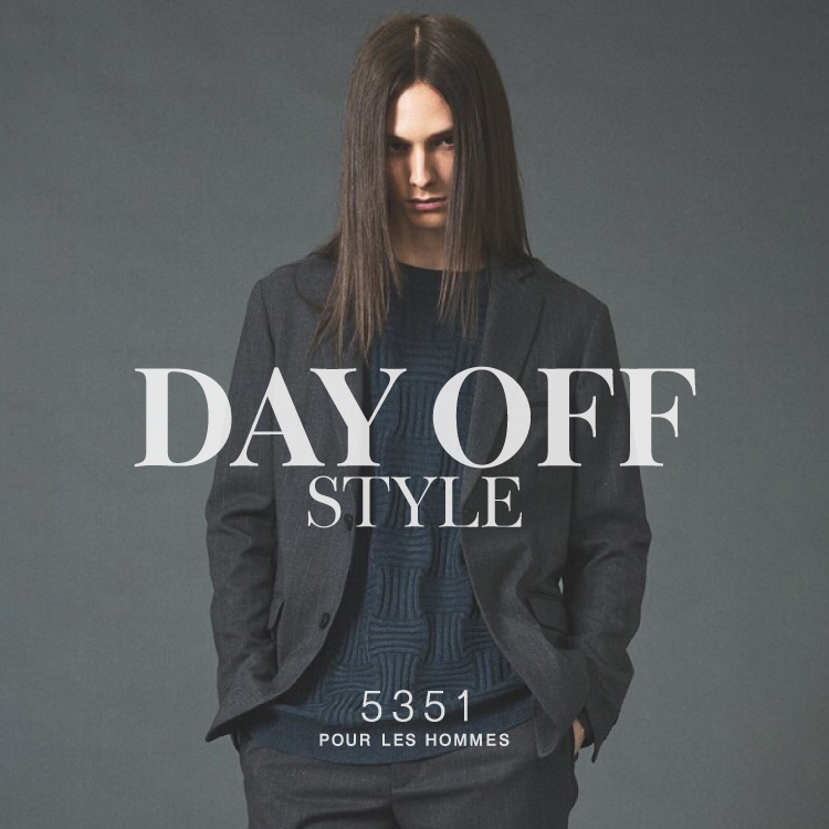 5351POUR LES HOMMES�i5351�v�[�� �I���j�̃V���b�v�j���[�X�u��l�̋x�����A�X�^�C���b�V���ɁB�v
