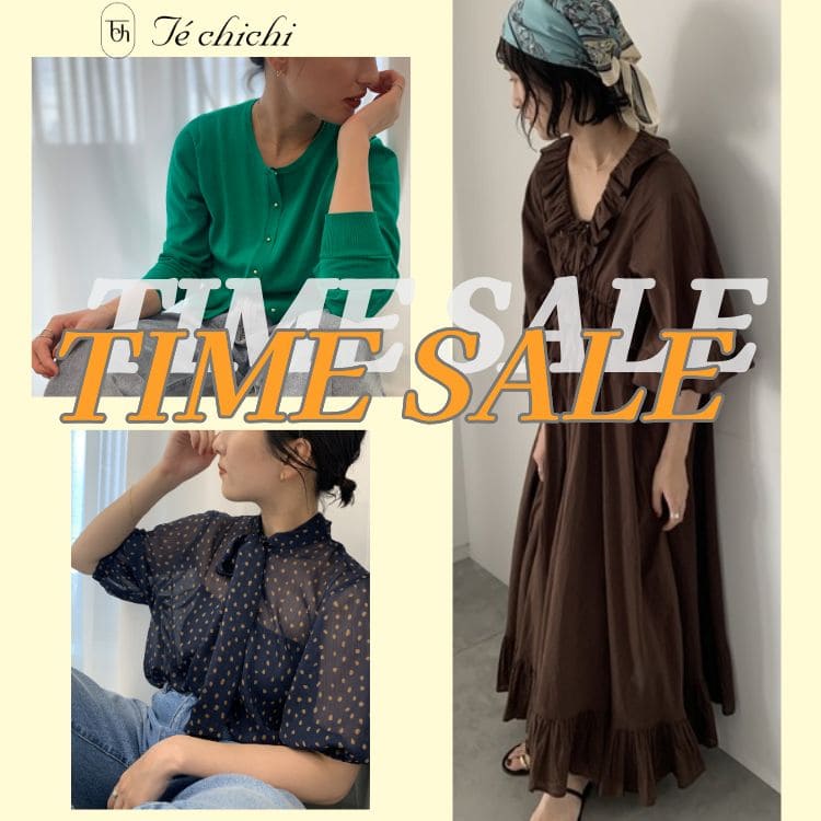 Te chichi�i�e�`�`�j�̃V���b�v�j���[�X�u�yTe chichi�z��8/23�i���j26���܂Ł� MAX55��OFF�I�I�^�C���Z�[���J�Ò����v