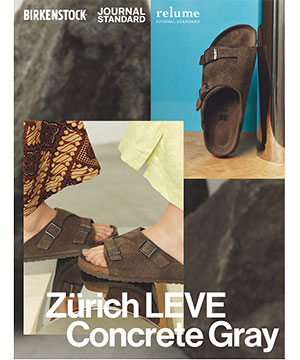 JOURNAL STANDARD�i�W���[�i���X�^���_�[�h�j�̃V���b�v�j���[�X�uBIRKEN STOCK Zürich LEVE Concrete Gray�\��X�^�[�g�I�v