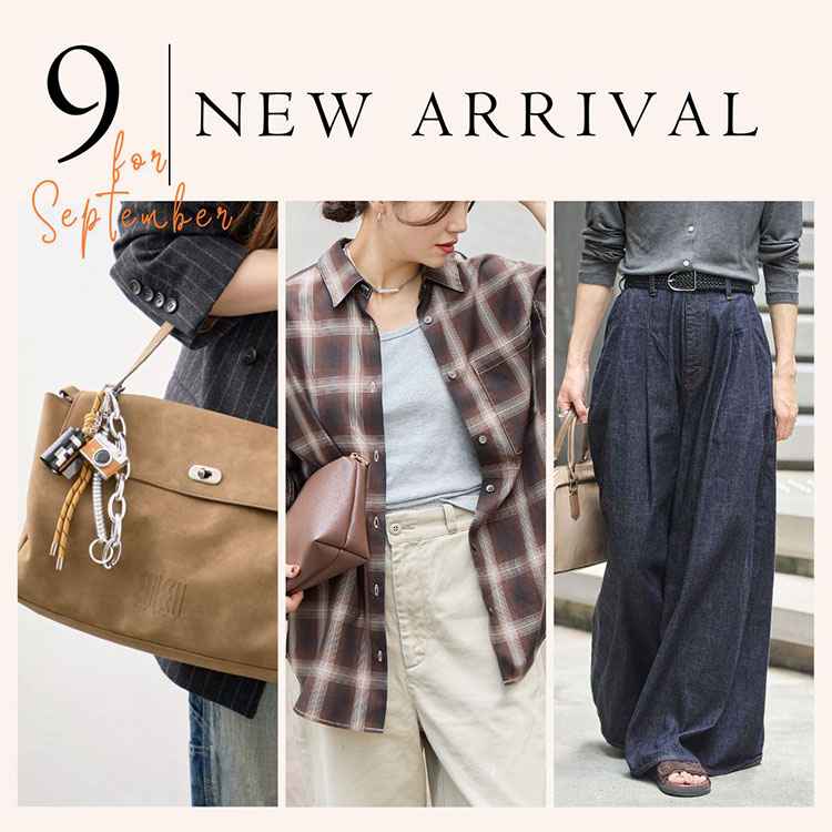 JOURNAL STANDARD�i�W���[�i���X�^���_�[�h�j�̃V���b�v�j���[�X�u9���������H�b�H�C�������܂�V���CHECK�I �v