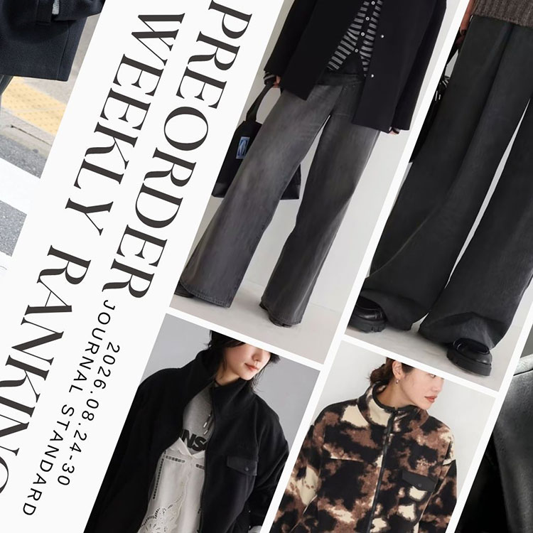 JOURNAL STANDARD�i�W���[�i���X�^���_�[�h�j�̃V���b�v�j���[�X�u���T�̐l�C�����L���O�b���ڂ̗\�񁕒ʏ�A�C�e���v