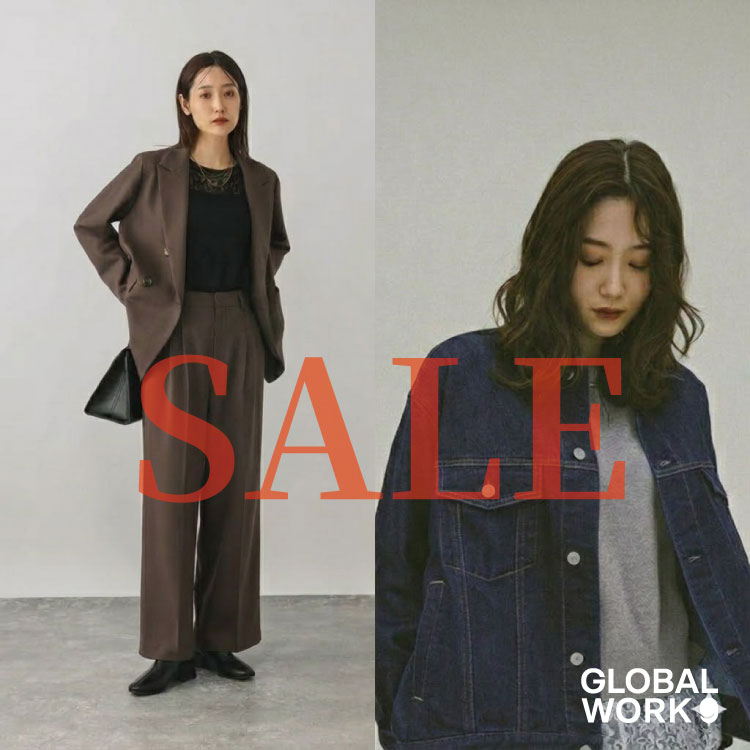 GLOBAL WORK�i�O���[�o�����[�N�j�̃V���b�v�j���[�X�u�_�ŐV���l�����^�t�̎�����A�C�e��������������!!�qWOMEN�r�v