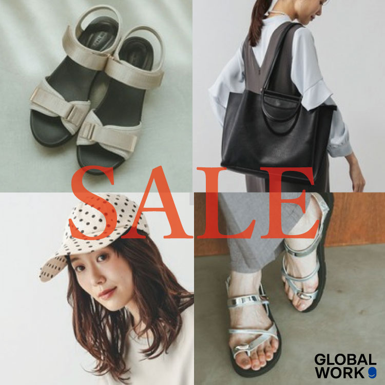 GLOBAL WORK�i�O���[�o�����[�N�j�̃V���b�v�j���[�X�u�_�ŐV�l�����I�^�ĎG�݂�MAX40%OFF!!�l�C�̃T���_�����o�b�O�����������Ɂ�qWOMEN�r�v