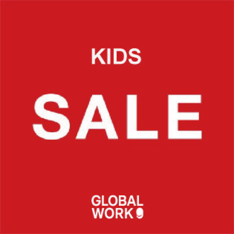 GLOBAL WORK�i�O���[�o�����[�N�j�̃V���b�v�j���[�X�u�_�ŐV�l�����I�^MAX50%OFF!!�Ă̂��o�����ɂ҂�����ȃA�C�e�������������Ɂ�qKIDS�r�v