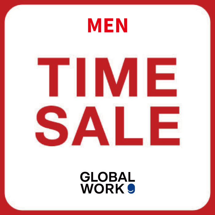 GLOBAL WORK�i�O���[�o�����[�N�j�̃V���b�v�j���[�X�u�_�{���X�^�[�g�^MAX70%OFF!!����������TIMESALE�J�Ò�!!�qMEN�r�v