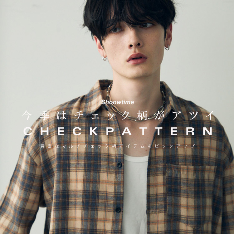 セール】oversized casual check shirt / オーバーサイズ
