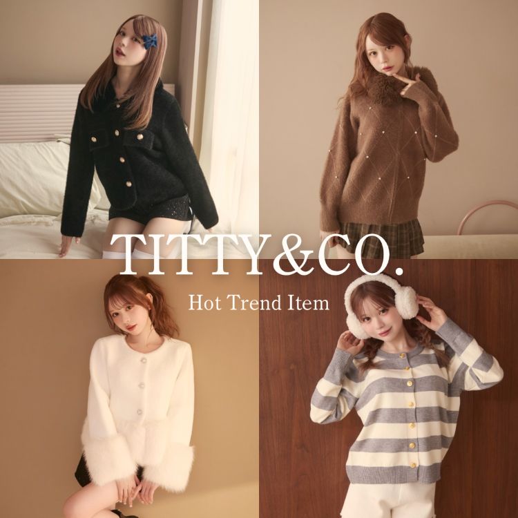 TITTY＆CO. レースキャミ付きスウェットセットアップ セール】レースキャミ付きスウェットセットアップ（セットアップ