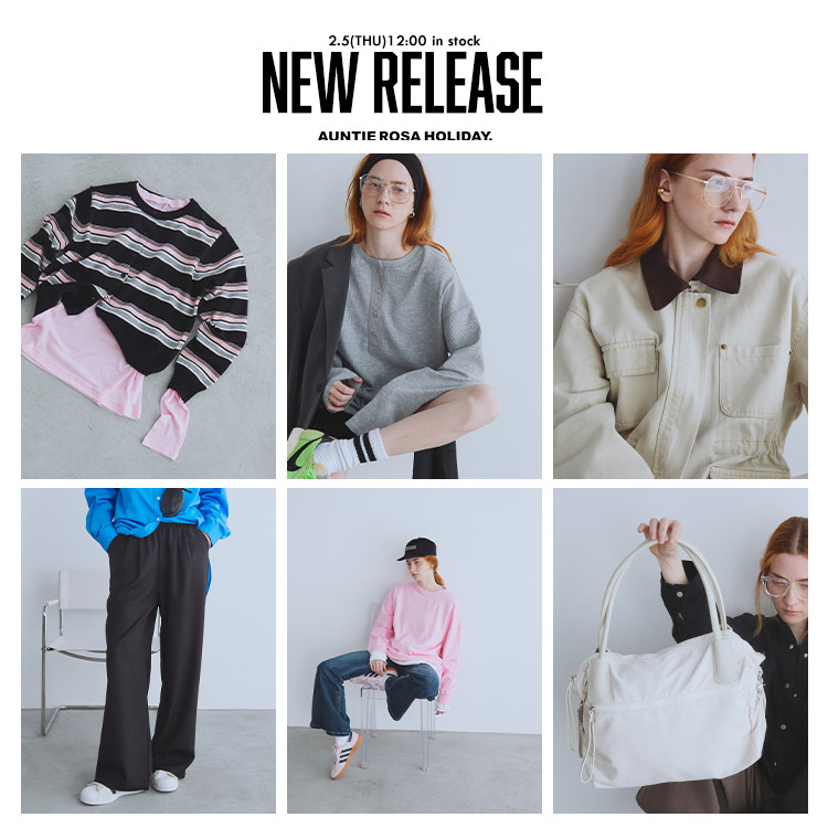 Auntie Rosa�i�A���e�B���[�U�j�̃V���b�v�j���[�X�u�yAUNTIE ROSA HOLIDAY.�z�V��̔��X�^�[�g�v