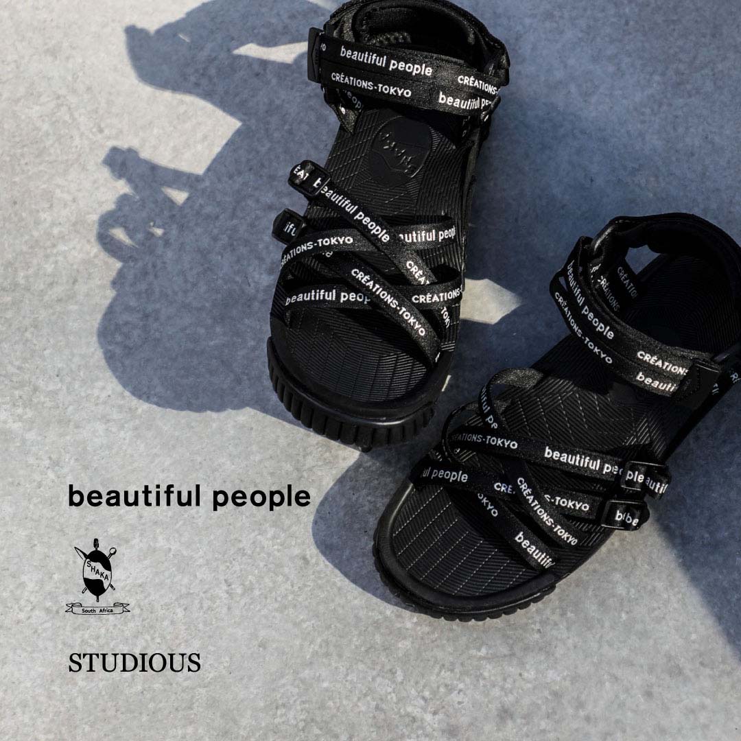 Studious Mens ステュディオス メンズのトピックス Beautiful People Shaka Studious コラボサンダル予約開始 Zozotown