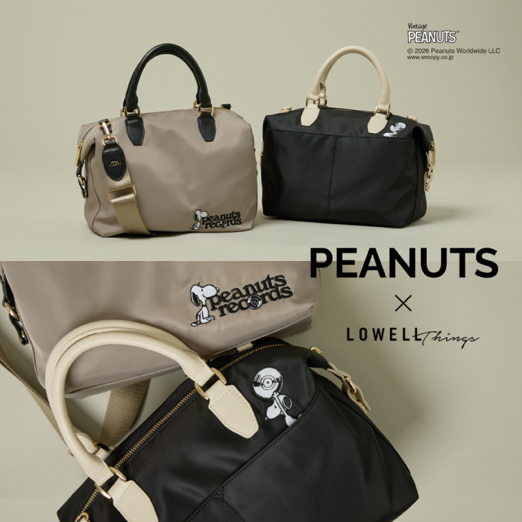 PICHE ABAHOUSE�i�s�V�F �A�o�n�E�X�j�̃V���b�v�j���[�X�uPEANUTS×LOWELL Things �X�k�[�s�[�R���{BAG�v