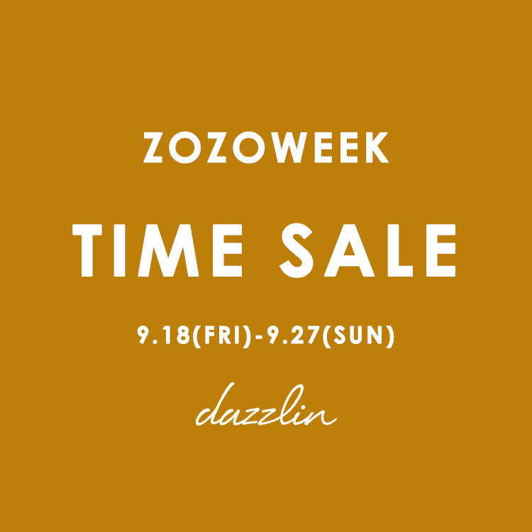 dazzlin�i�_�Y�����j�̃V���b�v�j���[�X�u�y ZOZOWEEK �z TIME SALE START�v