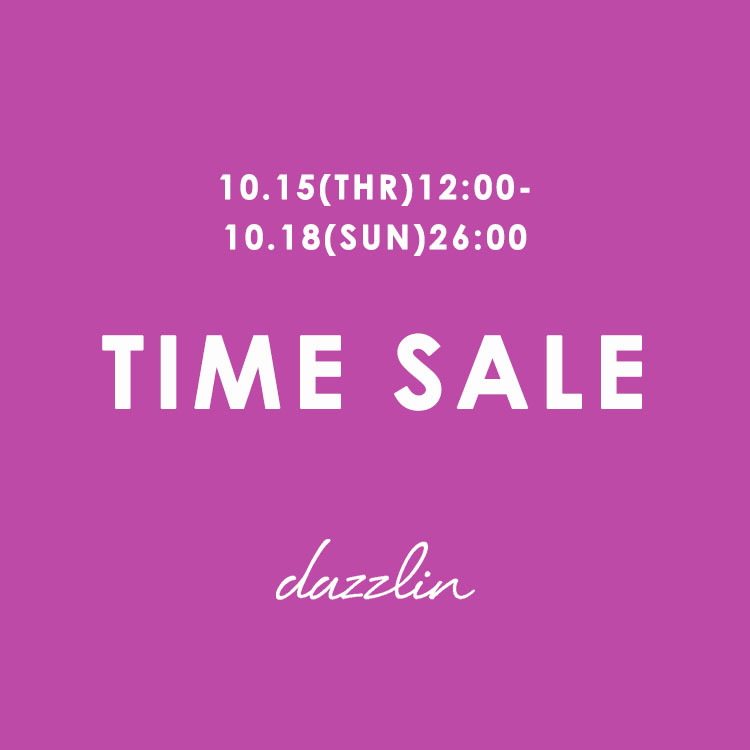 dazzlin�i�_�Y�����j�̃V���b�v�j���[�X�u�y T I M E S A L E �z�v