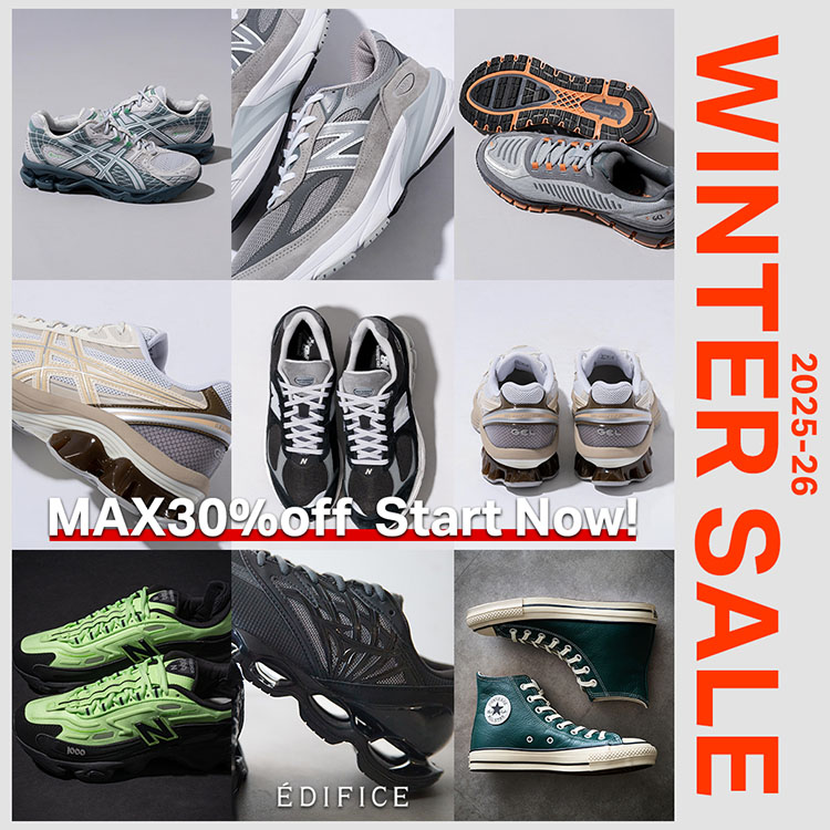 EDIFICE�i�G�f�B�t�B�X�j�̃V���b�v�j���[�X�u�sWINTER SALE �J�Ò��I�t�l�C�X�j�[�J�[���������g�����h�Ɏ�ɓ����`�����X�bEDIFICE�v