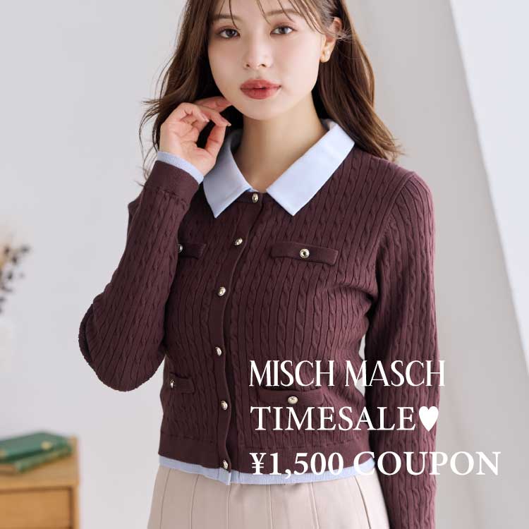 MISCH MASCH�i�~�b�V�� �}�b�V���j�̃V���b�v�j���[�X�u�yTIME SALE START�z��1,500 COUPON�ŏHITEM�������I�v