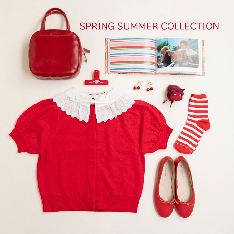 Dot��Stripes�@CHILDWOMAN�i�h�b�g�A���h�X�g���C�v�X�@�`���C���h�E�[�}���j�̃V���b�v�j���[�X�uSPRING SUMMER COLLECTION�v