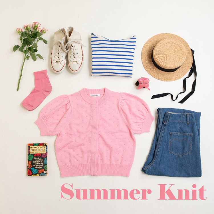 Dot��Stripes�@CHILDWOMAN�i�h�b�g�A���h�X�g���C�v�X�@�`���C���h�E�[�}���j�̃V���b�v�j���[�X�uRecommended Summer Knit!!�v