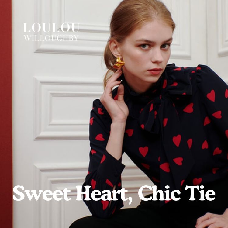 LOULOU WILLOUGHBY】フラワーシシュウカーディガン