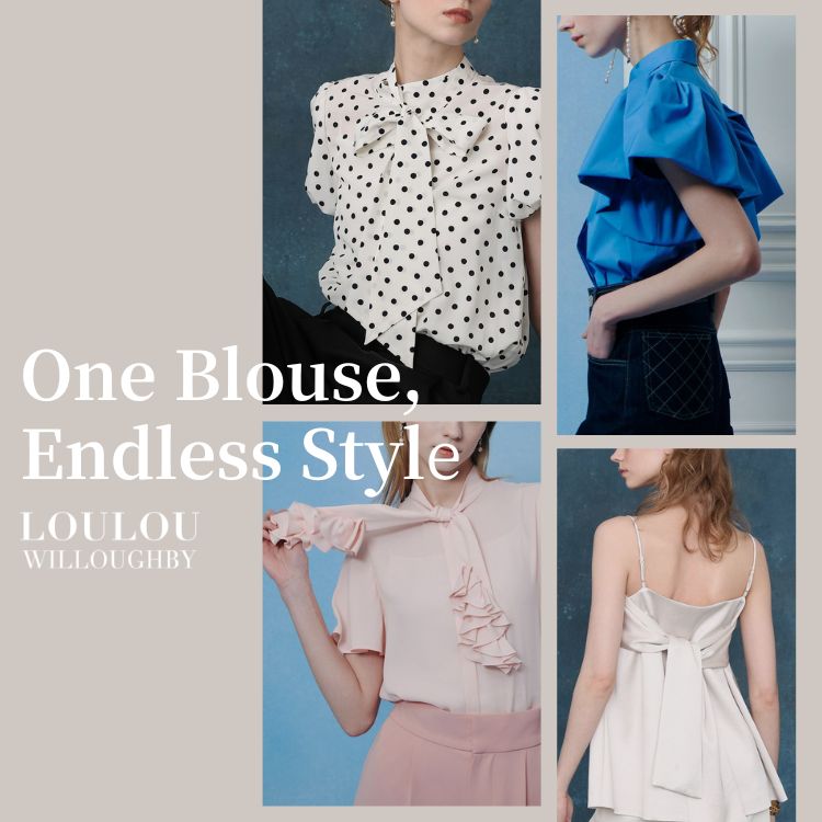 allureville�i�A���A�o�C���j�̃V���b�v�j���[�X�u�ꖇ�ŉ؂₮����u���E�X�yLOULOU WILLOUGHBY�z�v