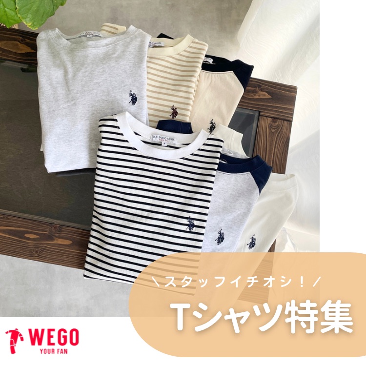 セール】∴WEGO/【新色追加☆】U.S.POLO ASSN.別注だぼそでカラーロンT