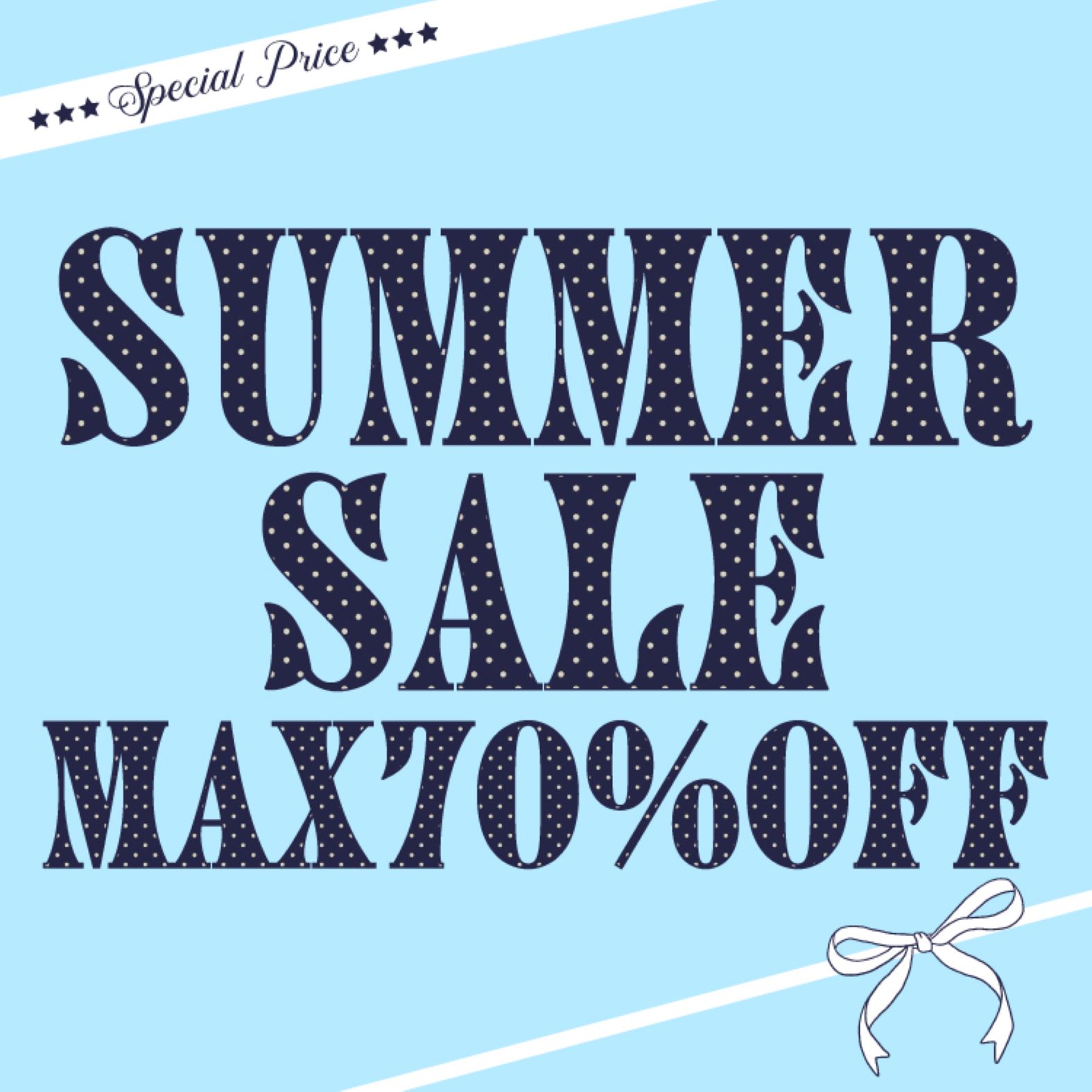 WEGO�i�E�B�S�[�j�̃V���b�v�j���[�X�u�sMAX70%OFF�tSUMMER SALE���v