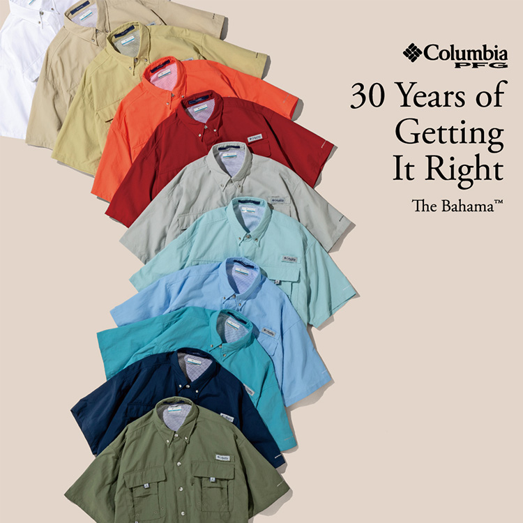 Columbia�i�R�����r�A�j�̃V���b�v�j���[�X�uBahama Shirt 30th Anniversary�v