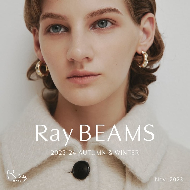 Ray BEAMS / ベロア 裾レース キャミワンピース（ワンピース）｜Ray