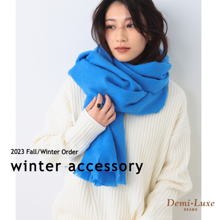 ｍanipuri × Demi-Luxe BEAMS / 別注 バンダナ シルクスカーフ-