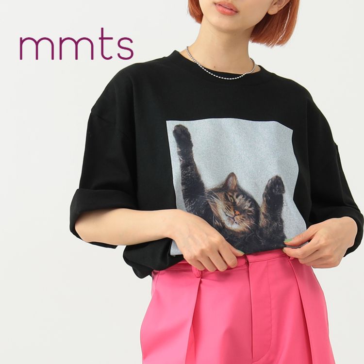 UNISEX〉中川猫 行進ロングTシャツ（Tシャツ/カットソー）｜mmts