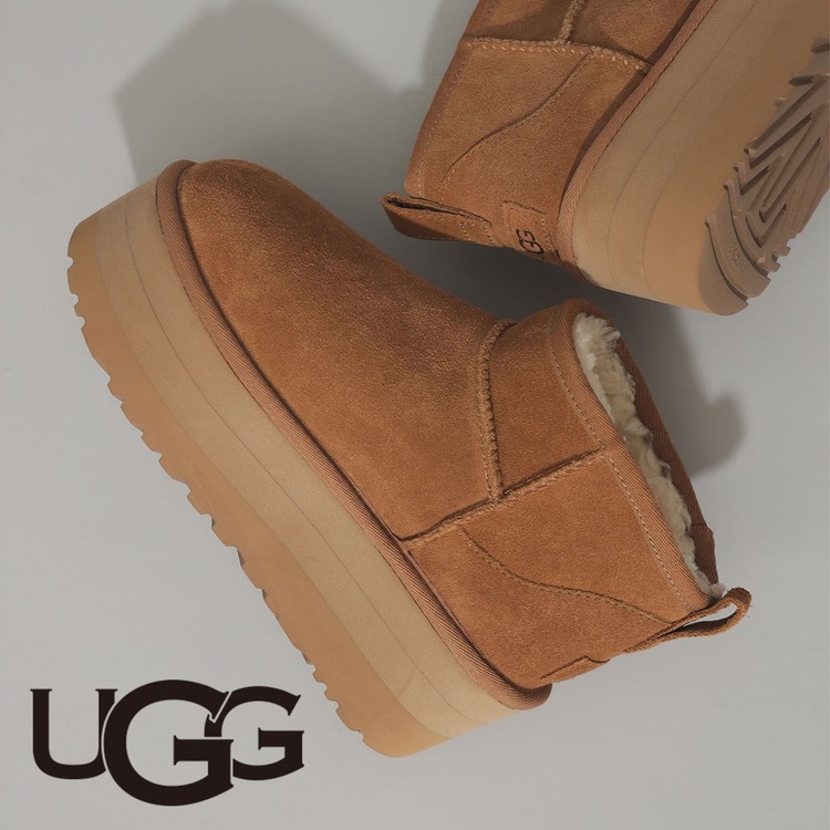 UGG クラシックウルトラミニプラットフォームブーツMD.BROWN 5 UGG（アグ）の「＜UGG＞クラシック ウルトラミニ