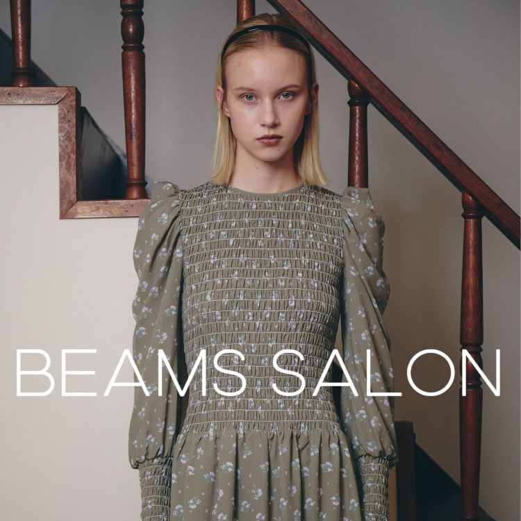 BEAMS WOMENir[XEBj̃Vbvj[Xũp[eB[X^CɁByBEAMS SALONV삲Љzv