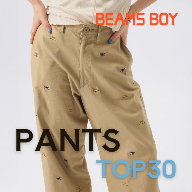 ボーイ ドッグ エンブロイダリー チノ（チノパンツ）｜BEAMS BOY