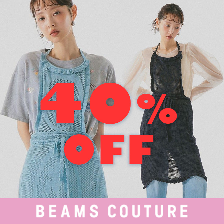 BEAMS WOMEN�i�r�[���X�E�B�����j�̃V���b�v�j���[�X�u�y40%OFF�z�X�^�b�t�������߁I���񂵗͔��Q�̃j�b�g�G�v����������������v